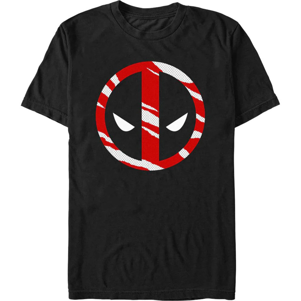 Deadpool Partially Colored Logo Marvel Comics Tshirt